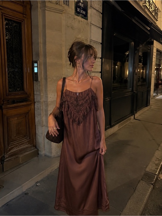 Free People Dresses & Skirts - Free people Marquita dress pinecone brown